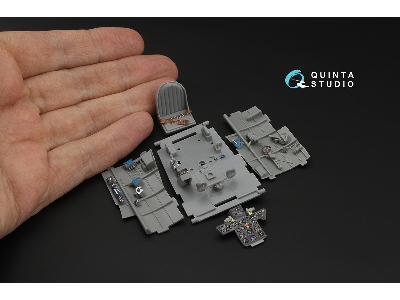 Nakajima Ki-84 Hayate - 3d-printed & Coloured Interior (For Hasegawa Kits) - image 5