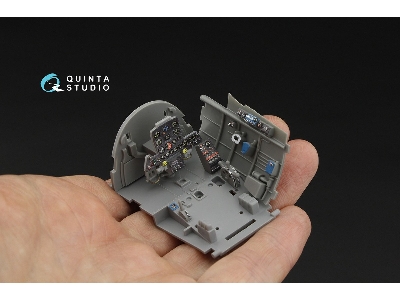 Nakajima Ki-84 Hayate - 3d-printed & Coloured Interior (For Hasegawa Kits) - image 6