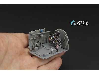 Nakajima Ki-84 Hayate - 3d-printed & Coloured Interior (For Hasegawa Kits) - image 7