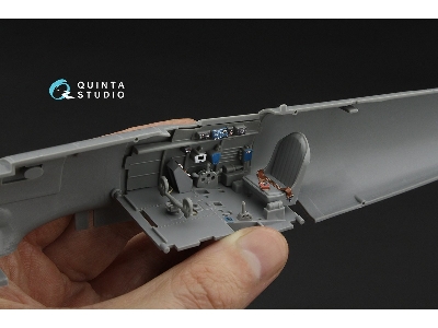Nakajima Ki-84 Hayate - 3d-printed & Coloured Interior (For Hasegawa Kits) - image 9