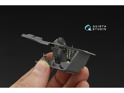 Messerschmitt Bf-109 K-4 - 3d-printed & Coloured Interior (For Kotare Kits) - image 9