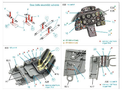 Messerschmitt Bf-109 K-4 - 3d-printed & Coloured Interior (For Kotare Kits) - image 10