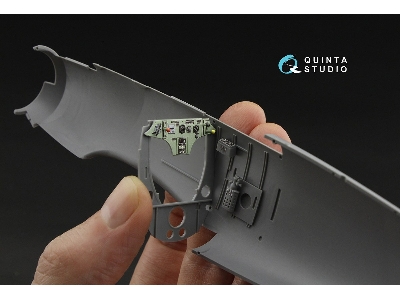 Henschel Hs 123 A-1 Early - 3d-printed & Coloured Interior (For Icm Kits) - image 9