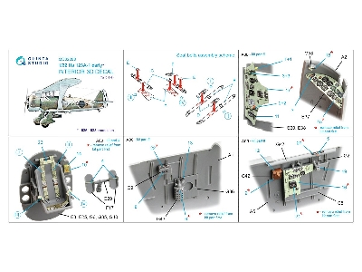 Henschel Hs 123 A-1 Early - 3d-printed & Coloured Interior (For Icm Kits) - image 10
