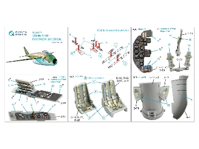 Messerschmitt Me P.1101 - 3d-printed & Coloured Interior (For Das Werk Kits) - image 10
