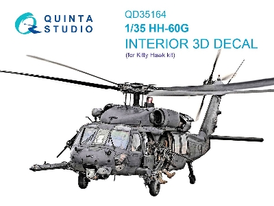 Sikorsky Hh-60 G Pave Hawk - 3d-printed & Coloured Interior (For Kitty Hawk Kits) - image 1