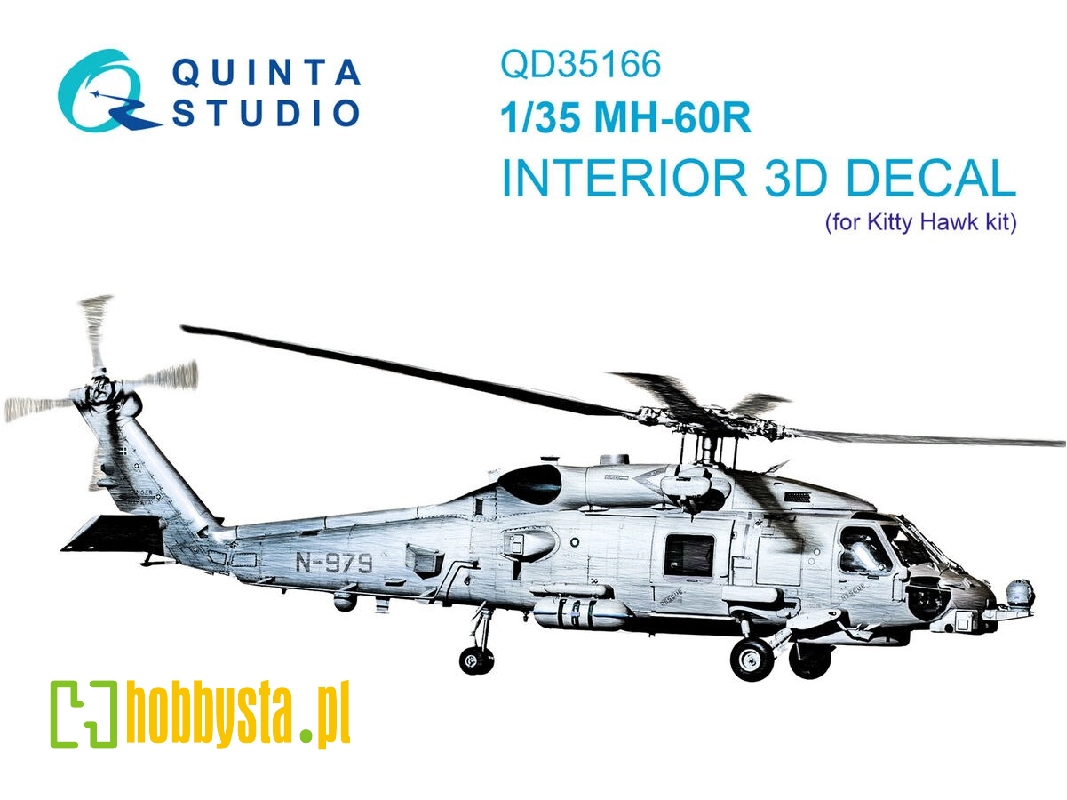 Sikorsky МН-60 R Seahawk - 3d-printed & Coloured Interior (For Kitty Hawk Kits) - image 1