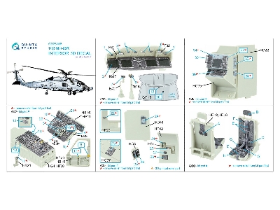 Sikorsky МН-60 R Seahawk - 3d-printed & Coloured Interior (For Kitty Hawk Kits) - image 4