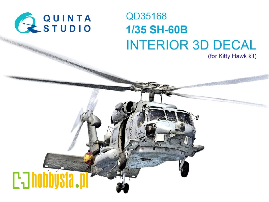 Sikorsky SН-60 B Seahawk - 3d-printed & Coloured Interior (For Kitty Hawk Kits) - image 1