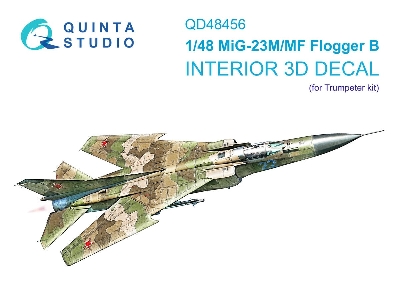 Mig-23 M / Mf - 3d-printed & Coloured Interior (For Trumpeter Kits) - image 1