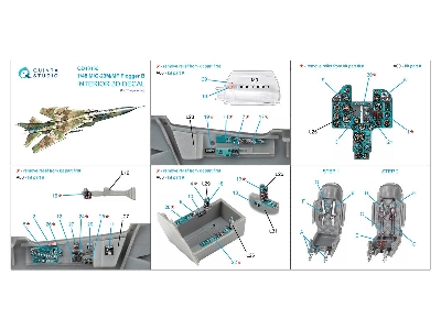 Mig-23 M / Mf - 3d-printed & Coloured Interior (For Trumpeter Kits) - image 9