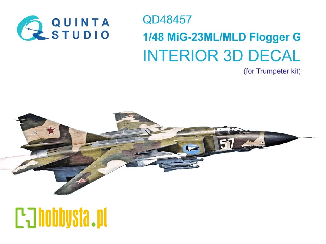 Mig-23 Ml / Mld - 3d-printed & Coloured Interior (For Trumpeter Kits) - image 1
