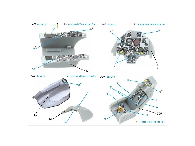 Douglas A-4 C Skyhawk - 3d-printed & Coloured Interior (For Hobby Boss Kits) - image 11