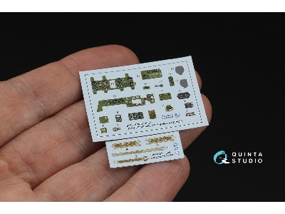 A6m5 Zero Mitsubishi Prod. - 3d-printed & Coloured Interior On Decal Paper (For Fine Molds Kits) - image 4