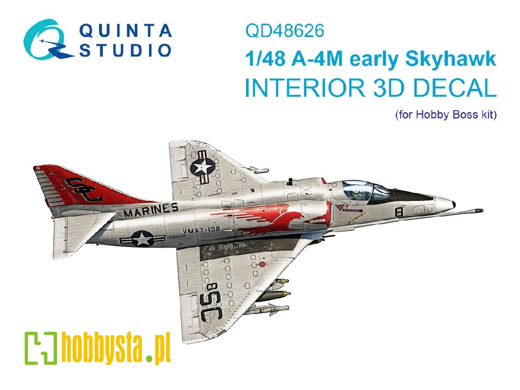 Douglas A-4 M Skyhawk - 3d-printed & Coloured Interior (For Hobby Boss Kits) - image 1