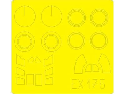  I-16 Rata 1/48 - Hobbycraft - masks - image 1