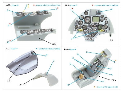Douglas A-4 M Skyhawk - 3d-printed & Coloured Interior (For Hobby Boss Kits) - image 10