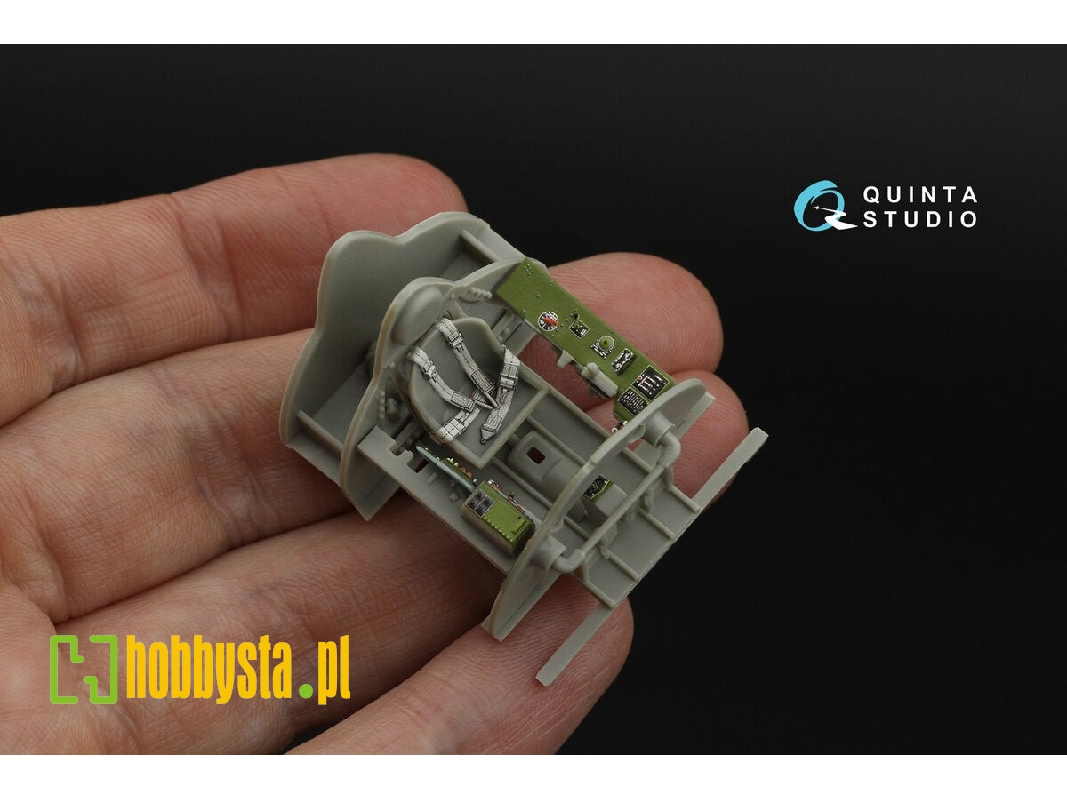 Fm-2 Wildcat - 3d-printed & Coloured Interior On Decal Paper (For Hobby Boss Kits) - image 1