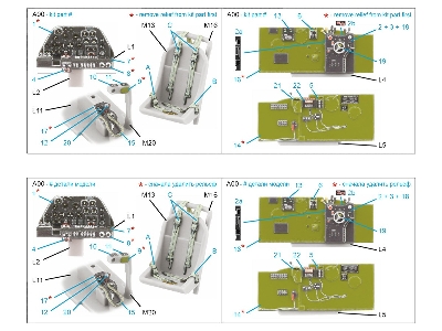 Lockheed P-38 L Lightning - 3d-printed & Coloured Interior (For Hasegawa Kits) - image 9