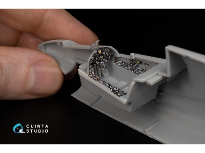 Vought F-8 E Crusader - 3d-printed & Coloured Interior (For Hasegawa And Hobby 2000 Kits) - image 5