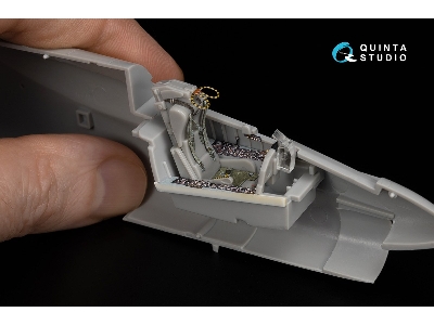 Vought F-8 E Crusader - 3d-printed & Coloured Interior (For Hasegawa And Hobby 2000 Kits) - image 7