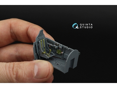 Curtiss P-40 N Warhawk - 3d-printed & Coloured Interior (For Eduard Kits) - image 8