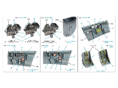 Curtiss P-40 N Warhawk - 3d-printed & Coloured Interior (For Eduard Kits) - image 11