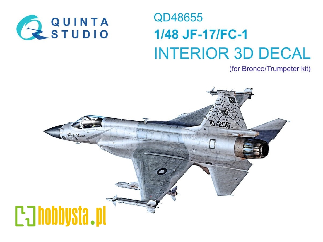 Pac/Cac Jf-17/Fc-1 - 3d-printed & Coloured Interior (For Bronco And Trumpeter) Kits) - image 1
