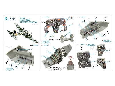 Henschel Hs-129 B-2 - 3d-printed & Coloured Interior (For Takom Kits) - image 11