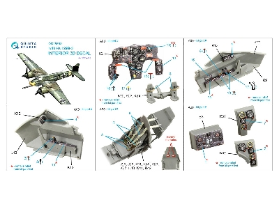 Henschel Hs-129 B-3 - 3d-printed & Coloured Interior (For Takom Kits) - image 11
