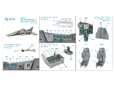 Mig-27 M Flogger-j - 3d-printed & Coloured Interior (For Trumpeter Kits) - image 9