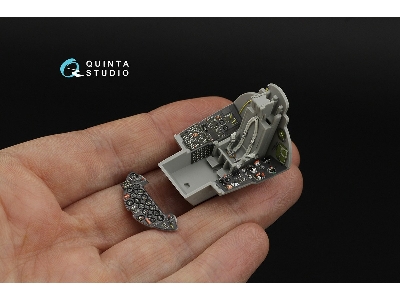 Grumman F9f-2 Panther - 3d-printed & Coloured Interior (For Trumpeter Kits) - image 6