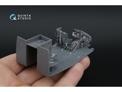 Bell Uh-1 D Early / H Early - 3d-printed & Coloured Interior (For Kitty Hawk Kits) - image 10