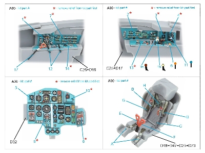 Mig-25 Bm - 3d-printed & Coloured Interior On Decal Paper (For Icm Kits) - image 3
