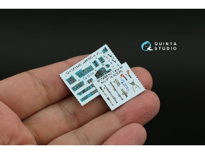 Mig-25 Rb / Rbt - 3d-printed & Coloured Interior On Decal Paper (For Icm Kits) - image 5