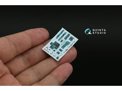 Mig-25 Rb / Rbt - 3d-printed & Coloured Interior On Decal Paper (For Icm Kits) - image 7