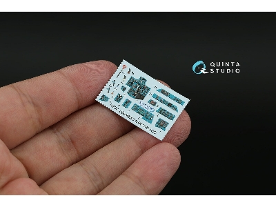 Mig-25 Rb / Rbt - 3d-printed & Coloured Interior On Decal Paper (For Icm Kits) - image 8