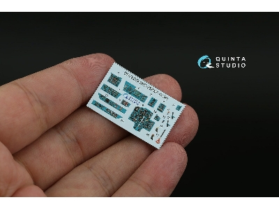 Mig-25 Rbf - 3d-printed & Coloured Interior On Decal Paper (For Icm Kits) - image 4