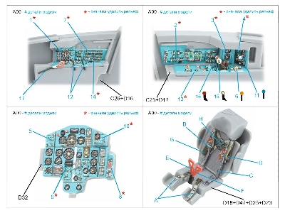 Mig-25 Rbf - 3d-printed & Coloured Interior On Decal Paper (For Icm Kits) - image 10