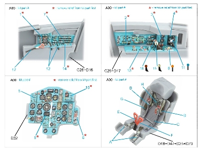 Mig-25 Rbf - 3d-printed & Coloured Interior On Decal Paper (For Icm Kits) - image 11