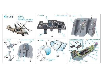 Kamov Ka-52 - 3d-printed & Coloured Interior On Decal Paper (For Dream Model Kits) - image 4