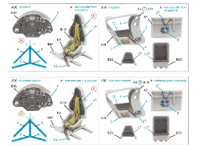 Polikarpov I-16 Type 5 - 3d-printed & Coloured Interior (For Zvezda Kits) - image 8