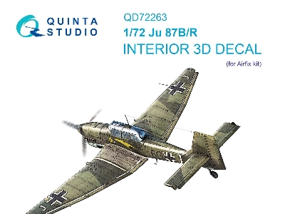 Junkers Ju-87 B/R - 3d-printed & Coloured Interior (For Airfix Kits) - image 1