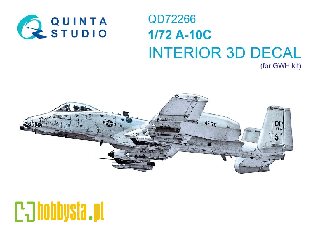 Fairchild A-10 C - 3d-printed & Coloured Interior (For Gwh Kits) - image 1