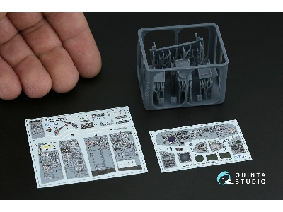 Tornado Ecr German - 3d-printed & Coloured Interior On Decal Paper With 3d-printed Resin Parts (For Revell Kits / Small Version)