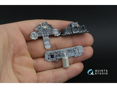 Tornado Ecr German - 3d-printed & Coloured Interior On Decal Paper With 3d-printed Resin Parts (For Revell Kits / Small Version)