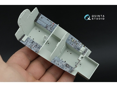 Tornado Ecr German - 3d-printed & Coloured Interior On Decal Paper With 3d-printed Resin Parts (For Revell Kits / Small Version)