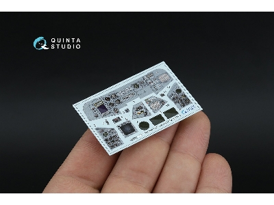 Tornado Ecr German - 3d-printed & Coloured Interior On Decal Paper With 3d-printed Resin Parts (For Revell Kits / Small Version)