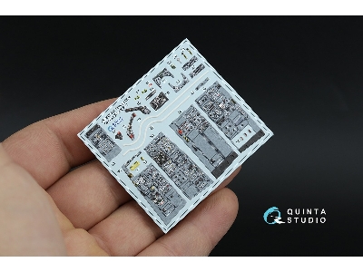 Tornado Ecr German - 3d-printed & Coloured Interior On Decal Paper With 3d-printed Resin Parts (For Revell Kits / Small Version)