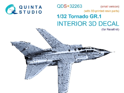 Tornado Gr.1 - 3d-printed & Coloured Interior On Decal Paper With 3d-printed Resin Parts (For Revell Kits / Small Version) - ima